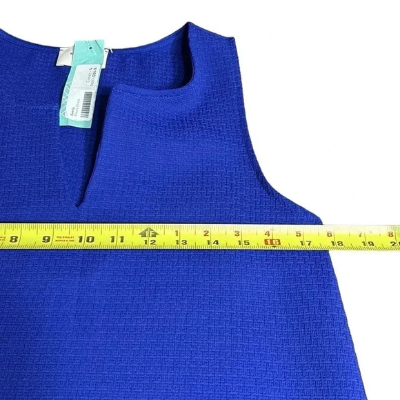 EVERLY ,Maura Dress,Anthropologie,sleeveless blue scalloped hem dress ,NWT - Picture 6 of 12